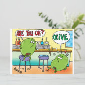 INVITATION LES OLIVES DE MARTINI DANS UN BAR (Debout devant)