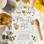 Invitation Les Parents À Être Honeycomb Bumblebee Baby shower<br><div class="desc">Parents À Être Honeycomb Bumblebee Baby shower Invitation</div>