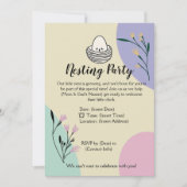 Invitation Les parents de la partie de nidification doivent ê (Devant)