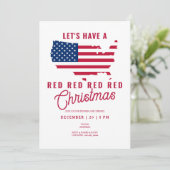 Invitation Les partisans républicains de Trump ont un Noël ro (Debout devant)