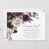 Invitation Les passions de Moody | Dramatique Purple Wine Gra (Devant)