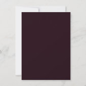 Invitation Les passions de Moody | Vin violet spectaculaire A (Dos)