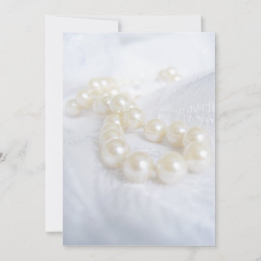 Invitation Les perles de la mère (Dos)