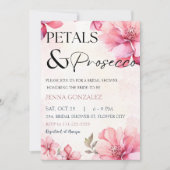 Invitation Les pétales et la Fête des mariées florale de Pros (Devant)