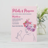 Invitation Les Pétales Et Le Procureur Fête des mariées Flora (Debout devant)