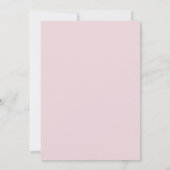 Invitation Les Pétales Et Le Procureur Fête des mariées Flora (Dos)