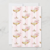 Invitation Les Pétales Et Le Procureur Fête des mariées Flora (Dos)