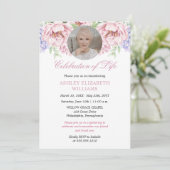 Invitation Les pivoines | Hydrangeas Fête Florale de la Vie (Debout devant)
