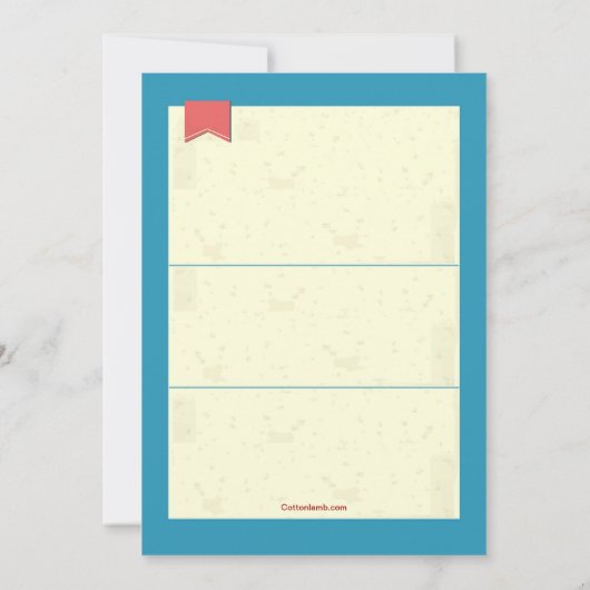 Invitation Les planches de surf dans l'Invitation des vagues (Dos)