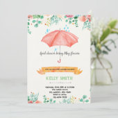 Invitation Les pluies d'avril apportent des fleurs de mai inv (Debout devant)