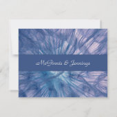 Invitation Les plumes élégantes sauvegardent la date (Dos)