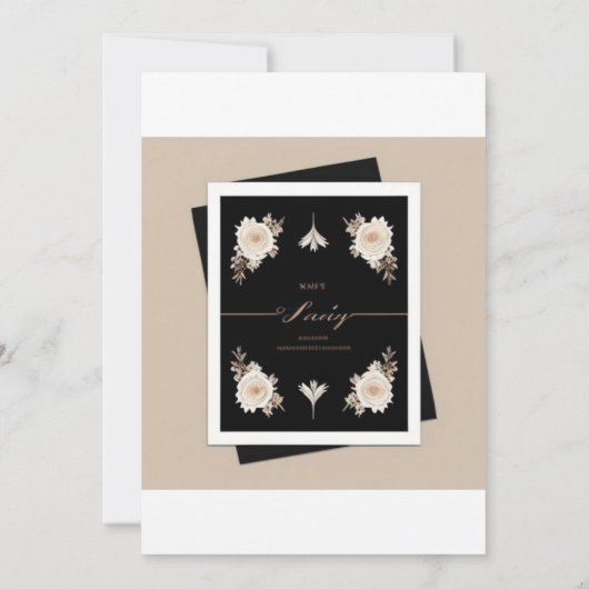 Invitation Les plus beaux moments de la vie (Dos)