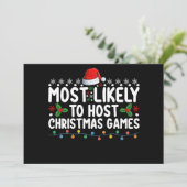 Invitation Les Plus Probables D'Accueillir Les Jeux De Noël F (Debout devant)