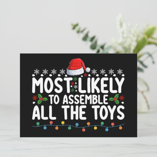 Invitation Les Plus Probables Pour Assembler Tous Les Jouets  (Debout devant)