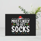 Invitation Les Plus Probables Pour Obtenir Chaussettes Noël F (Debout devant)