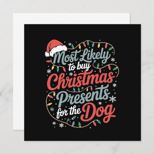 Invitation Les Plus Susceptibles D'Acheter Des Présentations  (Devant / Derrière)