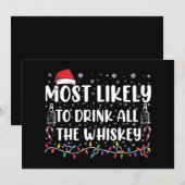 Invitation Les Plus Susceptibles De Boire Tous Les Sommes De (Devant / Derrière)