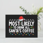 Invitation Les Plus Susceptibles De Boire Tout Père Noël Du C (Debout devant)