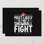 Invitation Les Plus Susceptibles De Commencer Un Combat De Sn (Devant / Derrière)