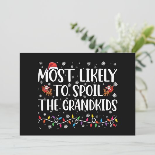 Invitation Les Plus Susceptibles De Gâcher Les Petits-Enfants (Debout devant)