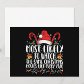 Invitation Les plus susceptibles de regarder les mêmes films  (Devant / Derrière)