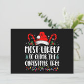 Invitation Les Plus Susceptibles D'Grimper À L'Arbre De Noël (Debout devant)