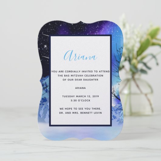 Invitation Les points forts de l'hiver (Debout devant)