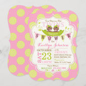 Invitation Les pois dans un Africain de cosse jumelle (Devant / Derrière)