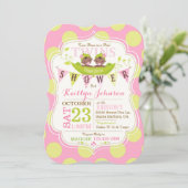 Invitation Les pois dans un Africain de cosse jumelle (Debout devant)