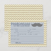 Invitation Les prédictions de la petite soeur Babydouches (Devant / Derrière)