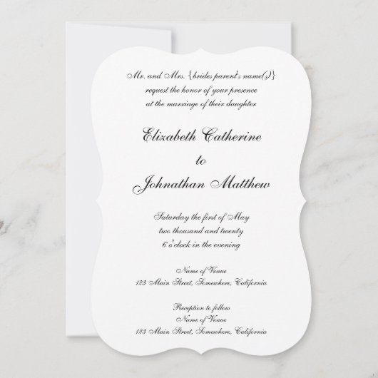 Invitation Les Promenades (Les Poussettes) par Monet Mariage (Dos)