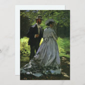 Invitation Les Promeneurs, alias Les Promeneurs par Claude Mo (Devant / Derrière)