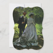 Invitation Les Promeneurs (Les Flâneurs) par Monet Mariage (Devant)