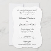 Invitation Les Promeneurs (Les Flâneurs) par Monet Mariage (Dos)