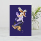 Invitation Les quatre Pegasi Flying Horses Pegasus Stallions (Debout devant)