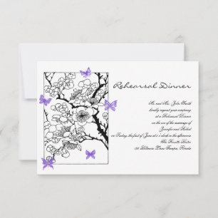 Invitation Les rêves des papillons : Répétition Mariage viole