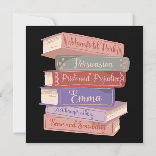 Invitation Les romans de Jane Austen V (Devant)