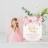 Invitation Les Roses de Boho Pink Gold Drecher Catcher Stwood (Debout devant)