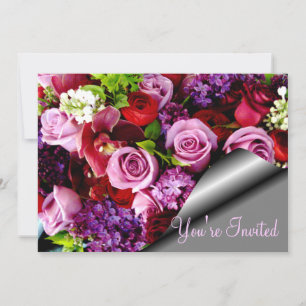 Invitation Les roses sont pour toujours_