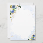 Invitation Les Safari-Animaux Floraux De La Marine Conduisent (Dos)