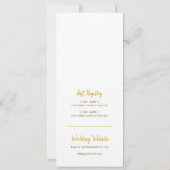 Invitation Les seins avant que je ne sois co-Ed Wedding showe (Dos)