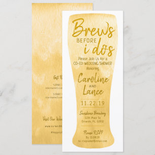 Invitation Les seins avant que je ne sois co-Ed Wedding showe