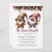 Invitation Les Sept Nains (Devant / Derrière)