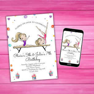 Invitation Les Soeurs Communes Blonde La Gymnastique des frèr