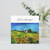 INVITATION LES SOUFFRANCES ET LA CAMPAGNE EN TOSCANE, (Debout devant)