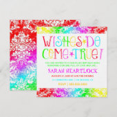 Invitation Les souhaits de CHROMATOGRAPHIE GAZEUSE viennent (Devant / Derrière)