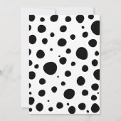 Invitation Les Spots Dalmatiens Venir S'Asseoir Rester Chien (Dos)