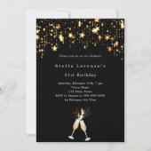 Invitation Les stars de l'or noir applaudissent l'anniversair (Devant)