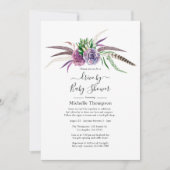 Invitation Les succulents mystiques conduisent par la nuptial (Devant)