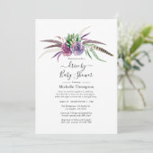 Invitation Les succulents mystiques conduisent par la nuptial (Debout devant)